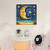 Moon-11CT Stamped Cross Stitch 50*50cm/19.69*19.69in tapestrymarket