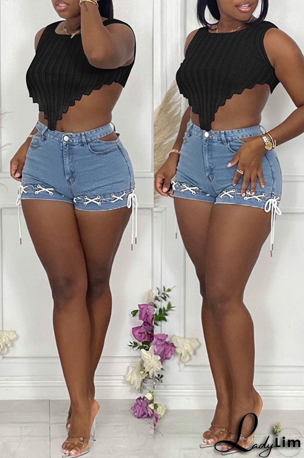 Orange Fashion Casual Solid Asymmetrical O Neck Tops