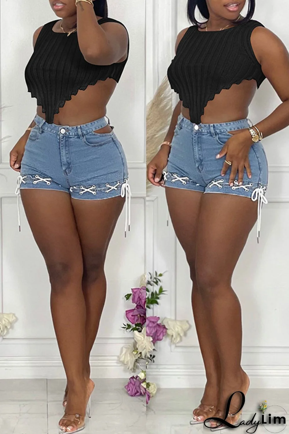 Orange Fashion Casual Solid Asymmetrical O Neck Tops