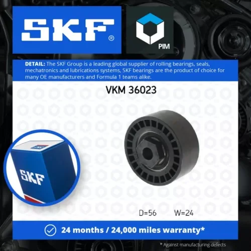 Aux Belt Tensioner VKM36023 SKF Drive V-Ribbed 1175000Q0L 1175000Q1A 1175000QAH Parts