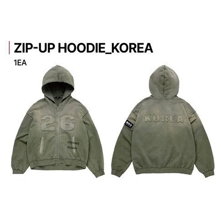 BTS Arirang Europe World Tour Zip-up Hoodie