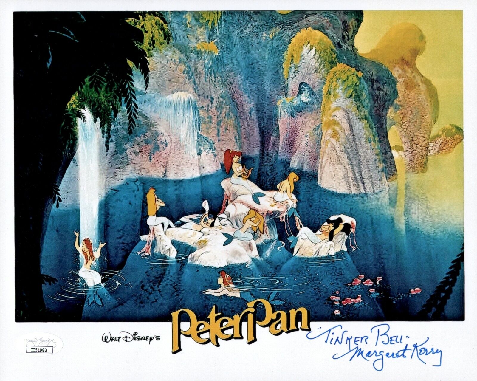 MARGARET KERRY Signed TINKER BELL Peter Pan 8x10 Photo Poster painting Autograph JSA COA Cert