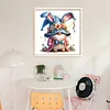 Rabbit Gnome-11CT Stamped Cross Stitch 45*45cm/17.72*17.72in tapestrymarket