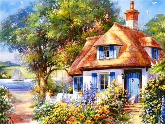 Diamond Painting - Full Round/Square Drill - Scenery(30*40 - 50*60cm)