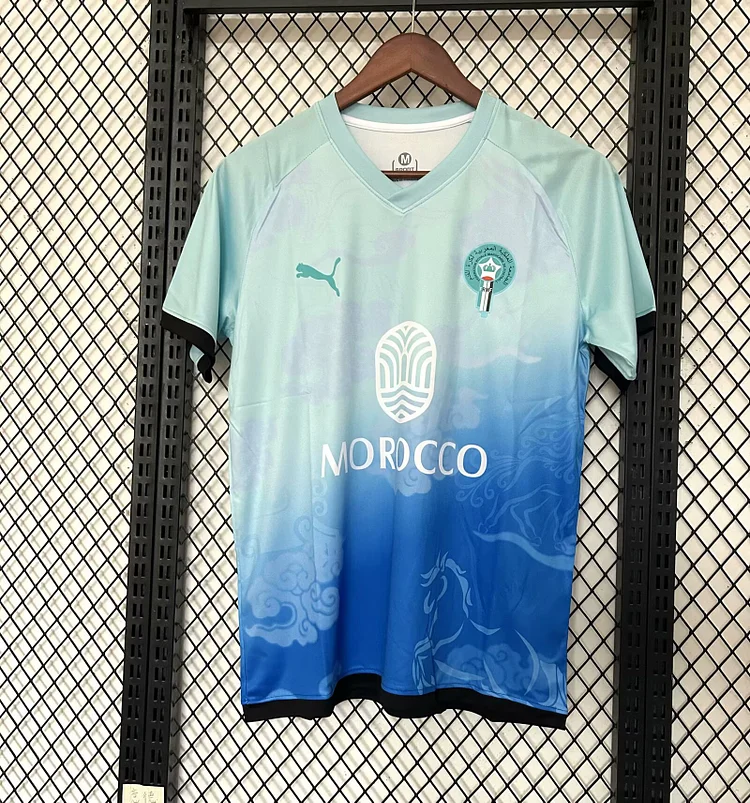 2025-26 Morocco Training Jersey Light Blue - Jersey - Fan Edition