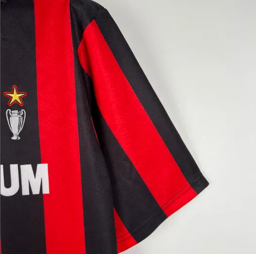 Retro AC Milan 89/90 Home football shirt