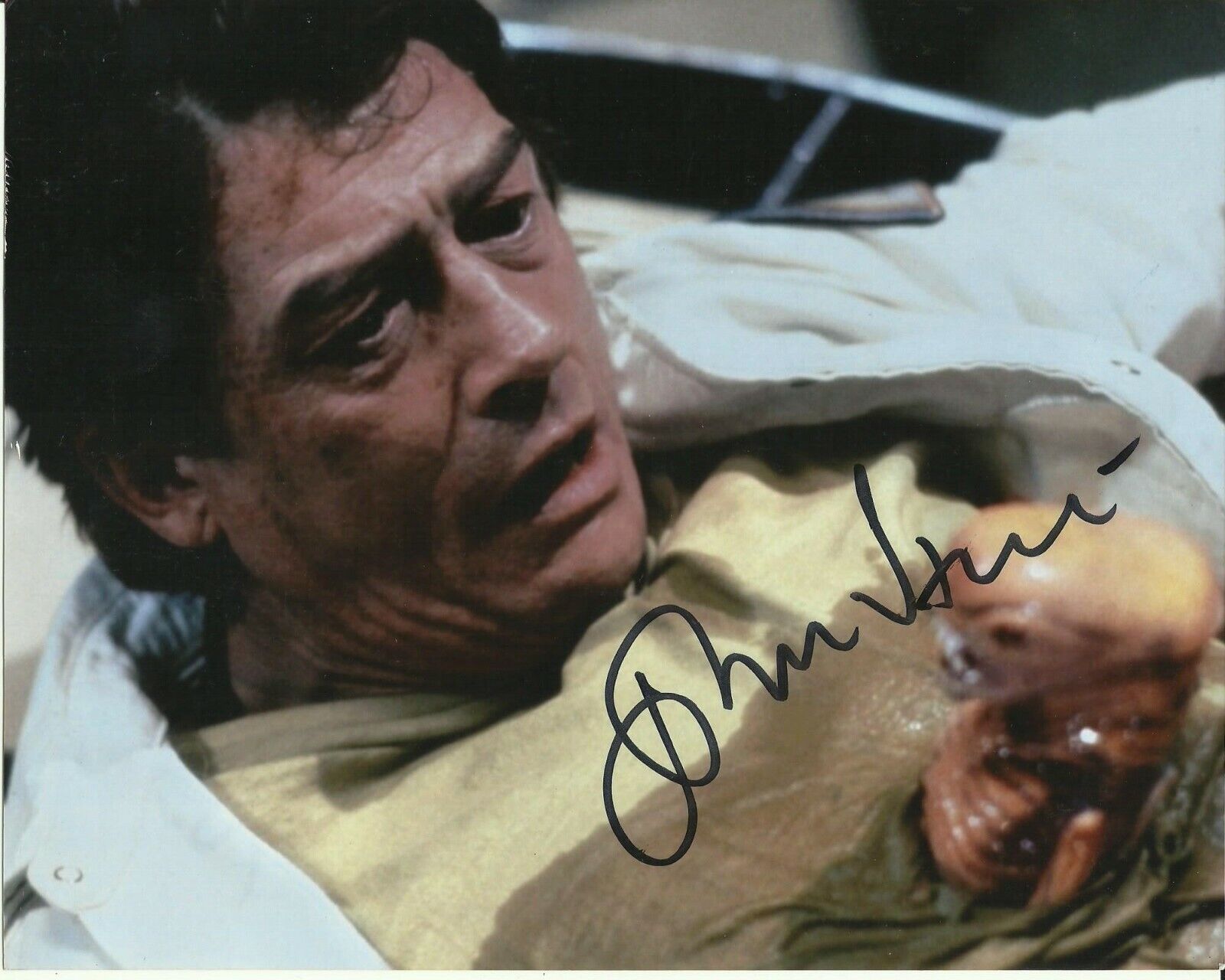 JOHN HURT SIGNED ALIEN Photo Poster painting UACC REG 242 (10)