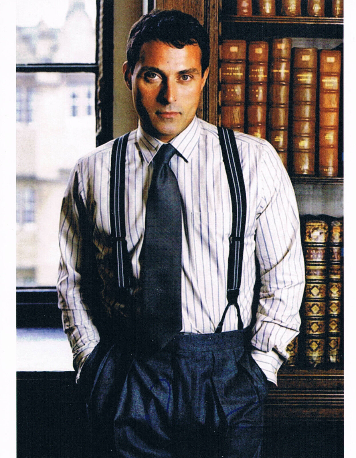 Rufus Sewell genuine autograph Photo Poster painting 8x10