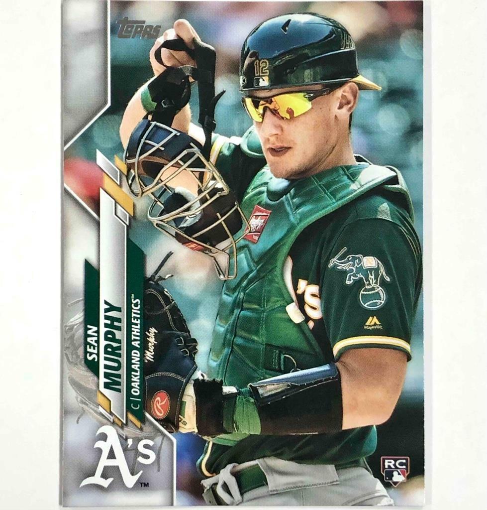 2020 Topps Series One #317 Sean Murphy RC Photo Poster painting Variation SP SSP A's rookie card