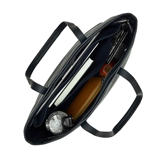 Knomo Maddox Leather Laptop Tote Briefcase