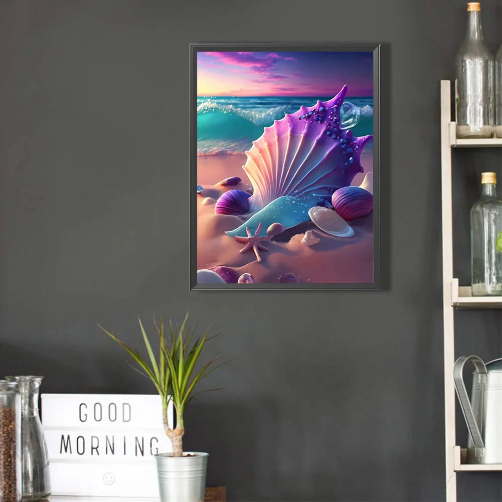 Diamond Painting - Full Round Drill - Beach(30*40cm)