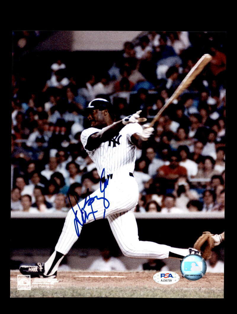 Don Baylor PSA DNA Coa Signed 8x10 Photo Poster painting Yankees Autograph