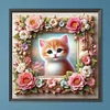 Diamond Painting-DIY Full Round Drill Cat(40*40CM)