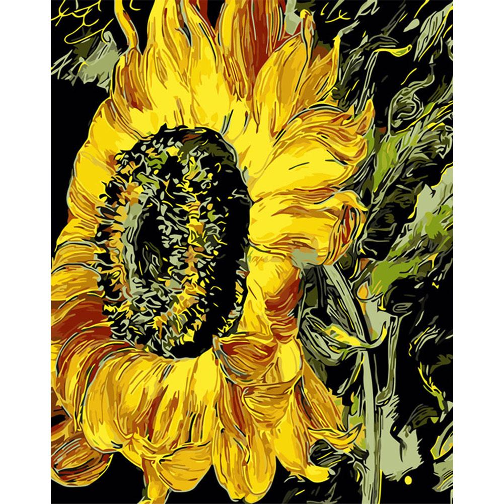 

40x50cm - Paint By Numbers Sunflower, 501 Original