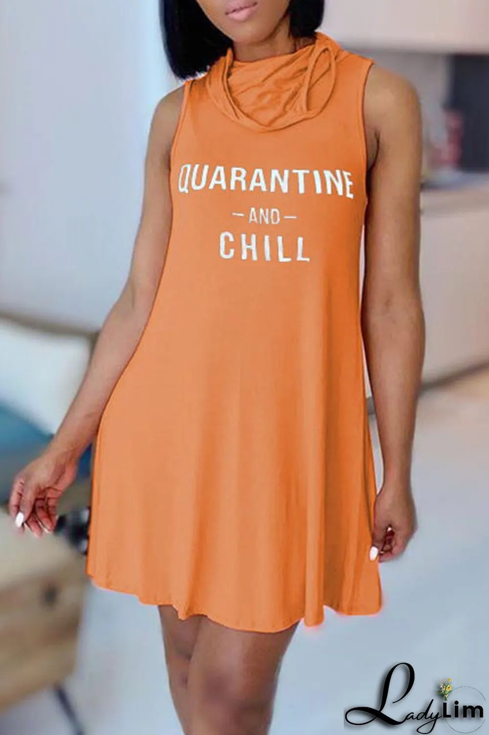 Pink Casual Print Patchwork O Neck Straight Dresses