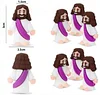 24 Pi&egrave;ces Mini J&eacute;sus Figurine d&eacute;corations de P&acirc;ques