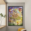 Castle Full Stamped Cross Stitch 11CT 3-Strand Large Size 50x67cm