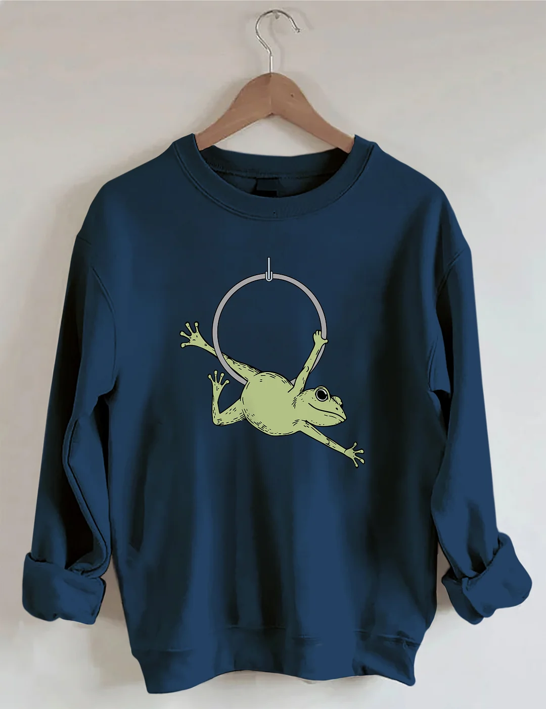 Funny Aerial Hoop Frog Sweatshirt