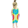 Kids Baby Girls Colorful Gradient Fashion Pants
