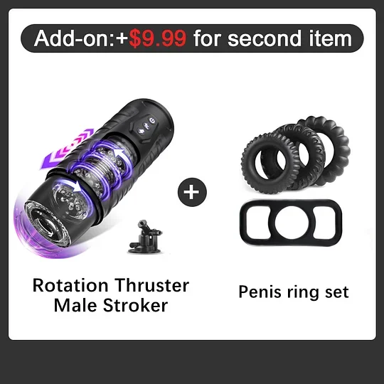 Automatic Intelligent Pocket Pussy Stroker Sucking Rotating for Men