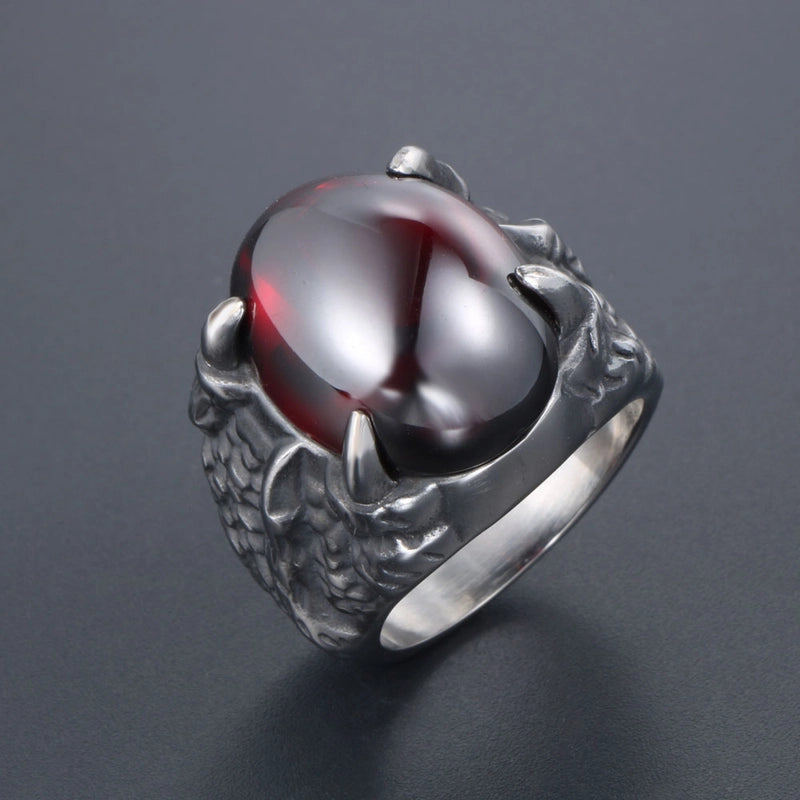 A Non-Fading Stainless Steel Popular Simplicity Men’s Ring Round Fashion Elegant Shell Women’s Ring