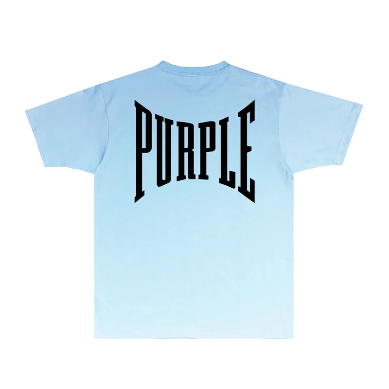 Purple 2023 new fashion T-shirt short sleeves