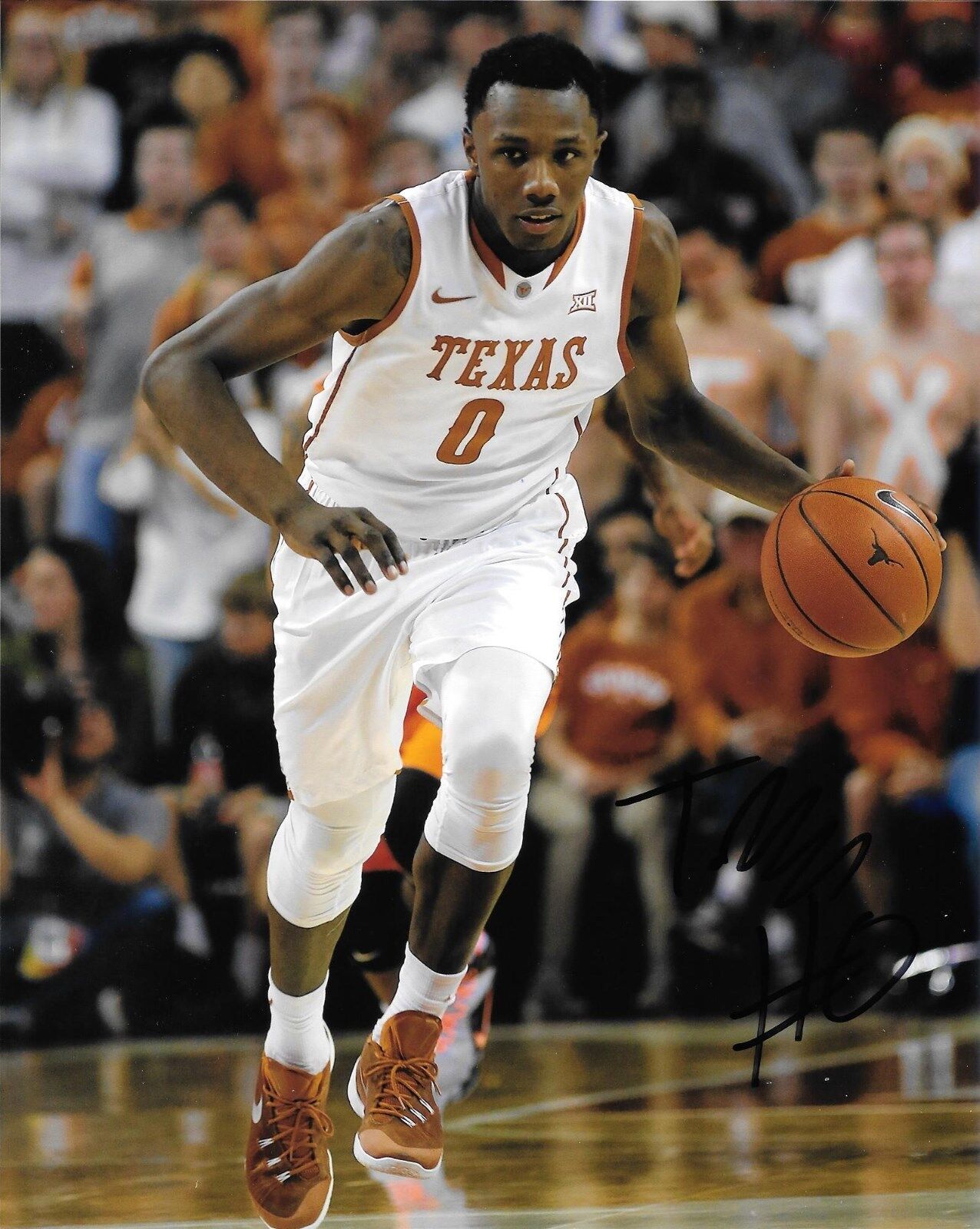 TEVIN MACK HAND SIGNED TEXAS LONGHORNS 8X10 Photo Poster painting W/COA