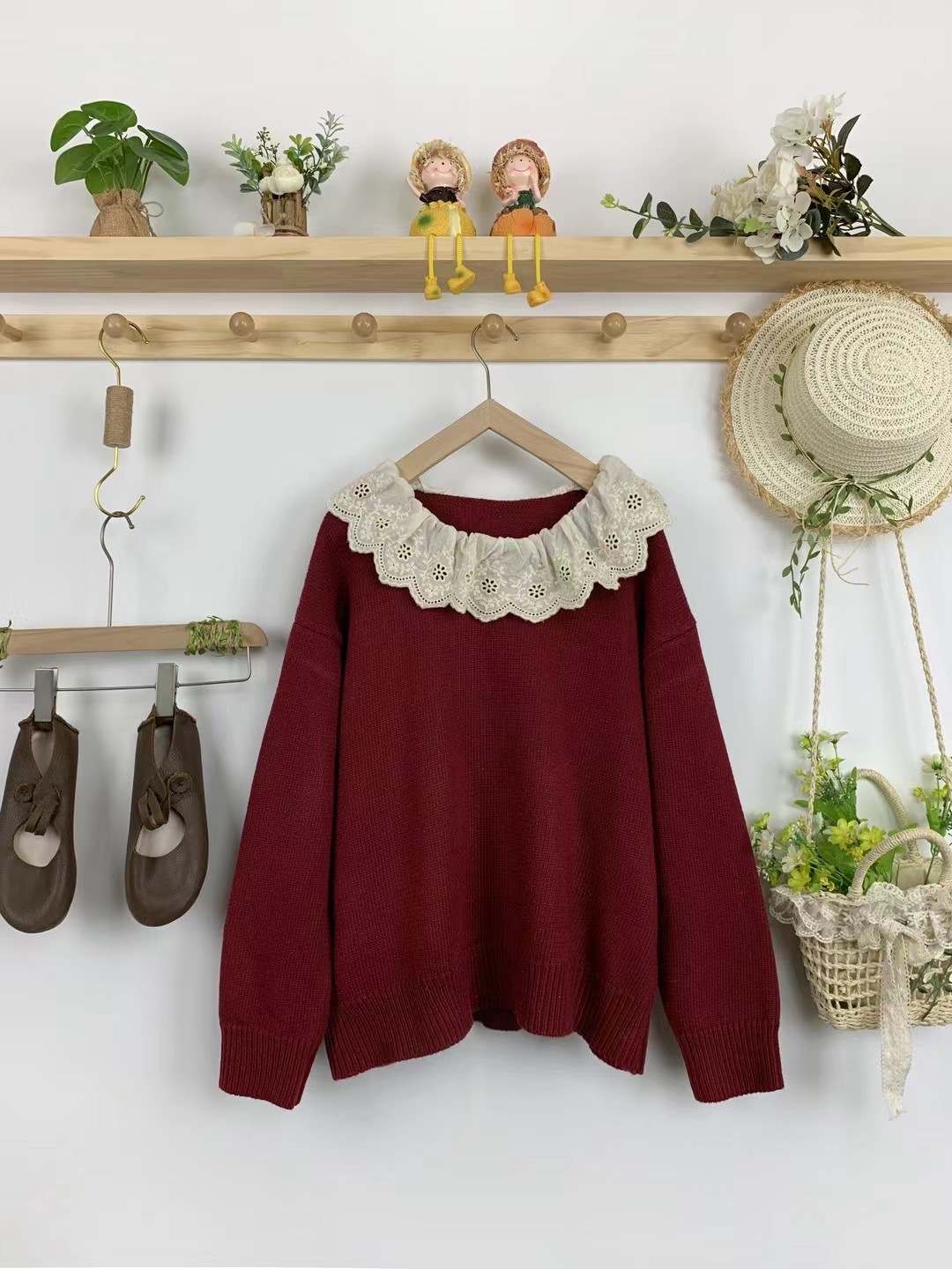 Chicfifth Sweater Women Winter Long Sleeve High Quality Autumn Vintage Top Knitted Cardigan