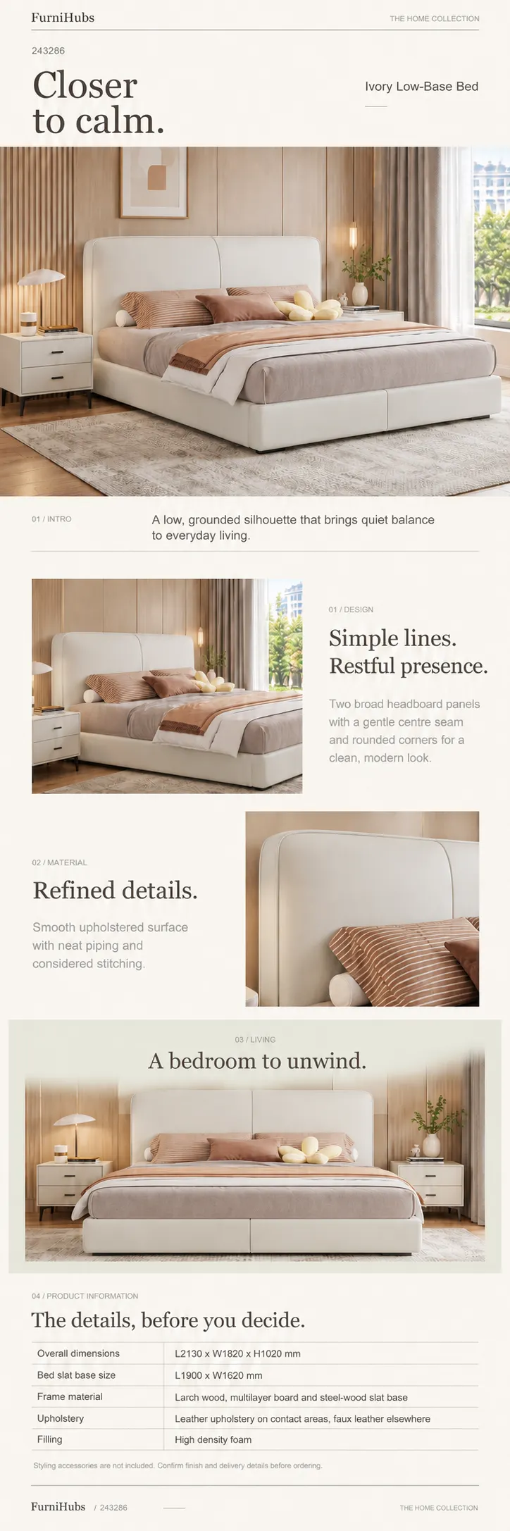 Upholstered Bed 243286