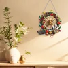  Christmas Atmosphere Wreath House-Single Side Drill-Diamond Wreath