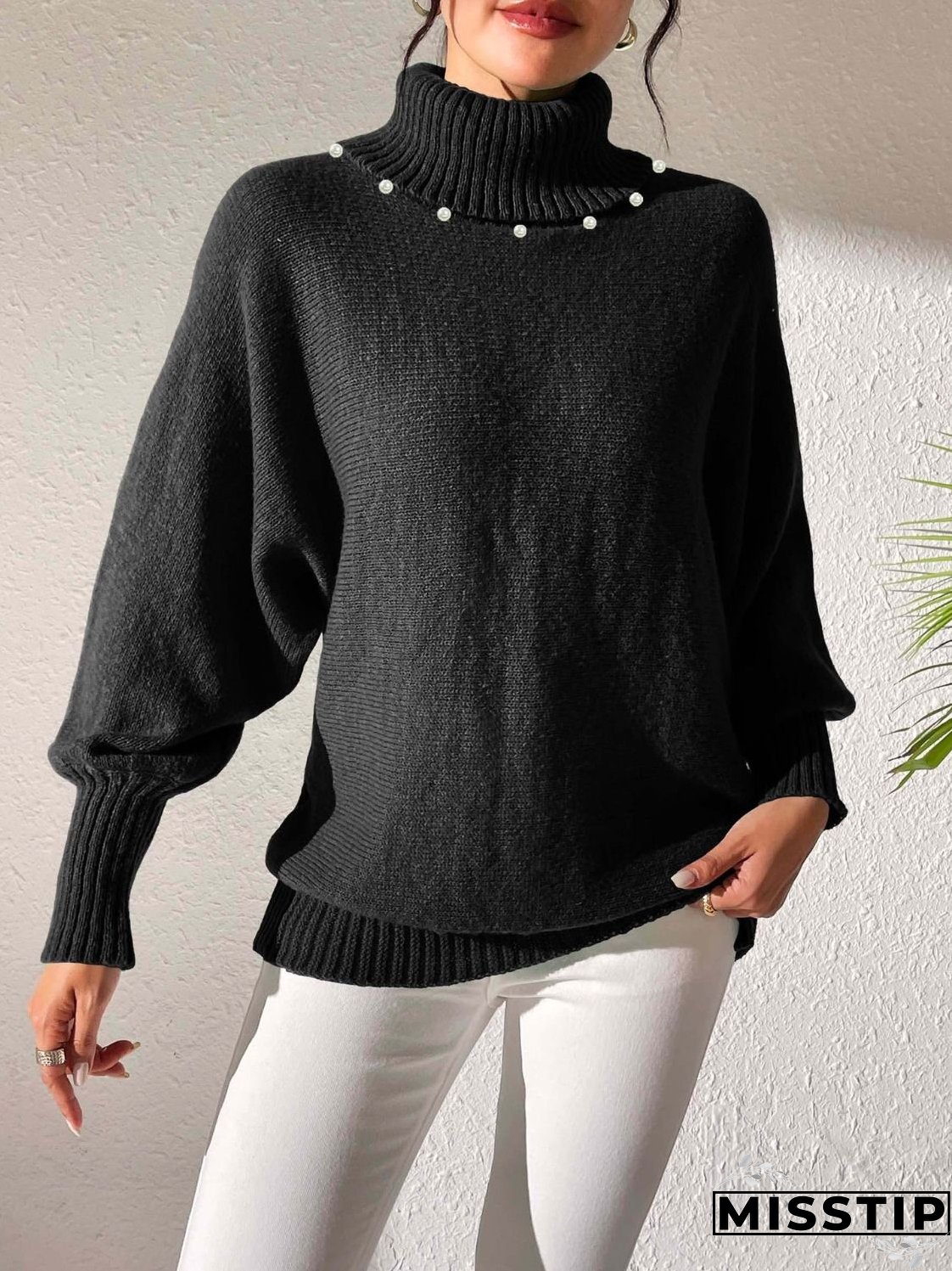 Turtleneck Long Sleeve Sweater