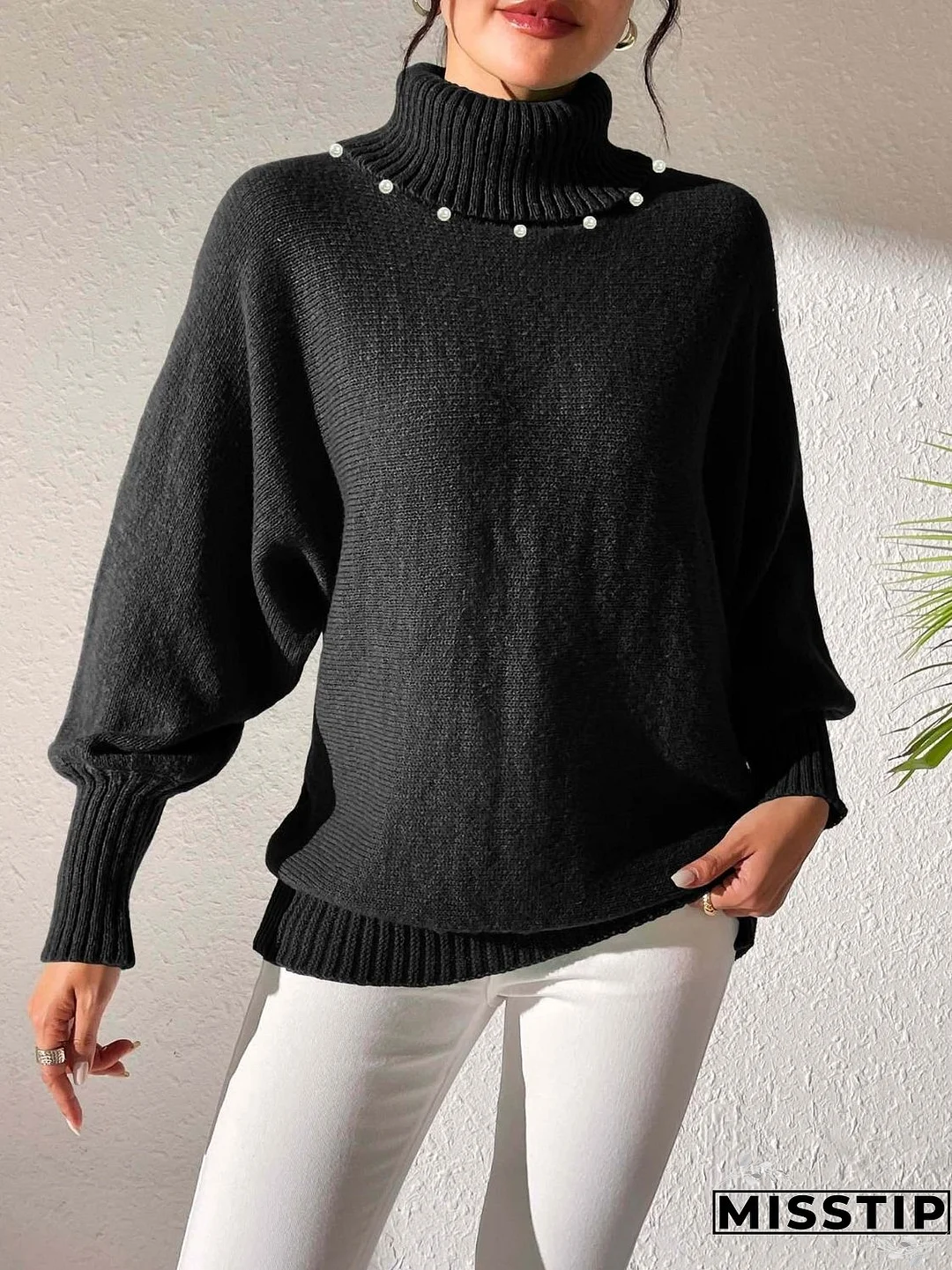 Turtleneck Long Sleeve Sweater