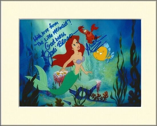 JODI BENSON DISNEY LITTLE MERMAID PP MOUNTED 8X10 SIGNED AUTOGRAPH Photo Poster painting