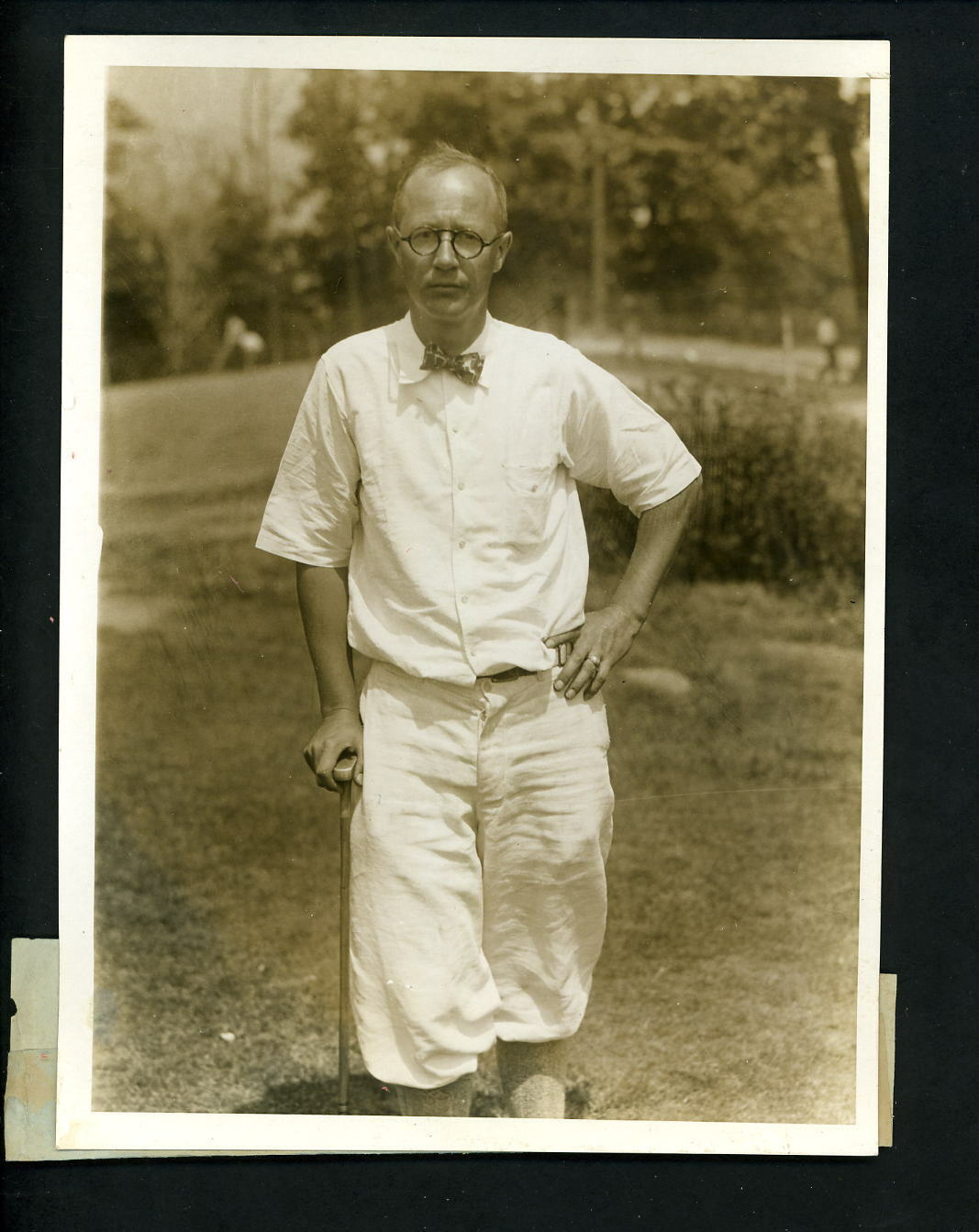 M.G.A. Beers Memorial Trophy at Fox Hills Golf Club 1930 Press Photo Poster painting W.J. Sly