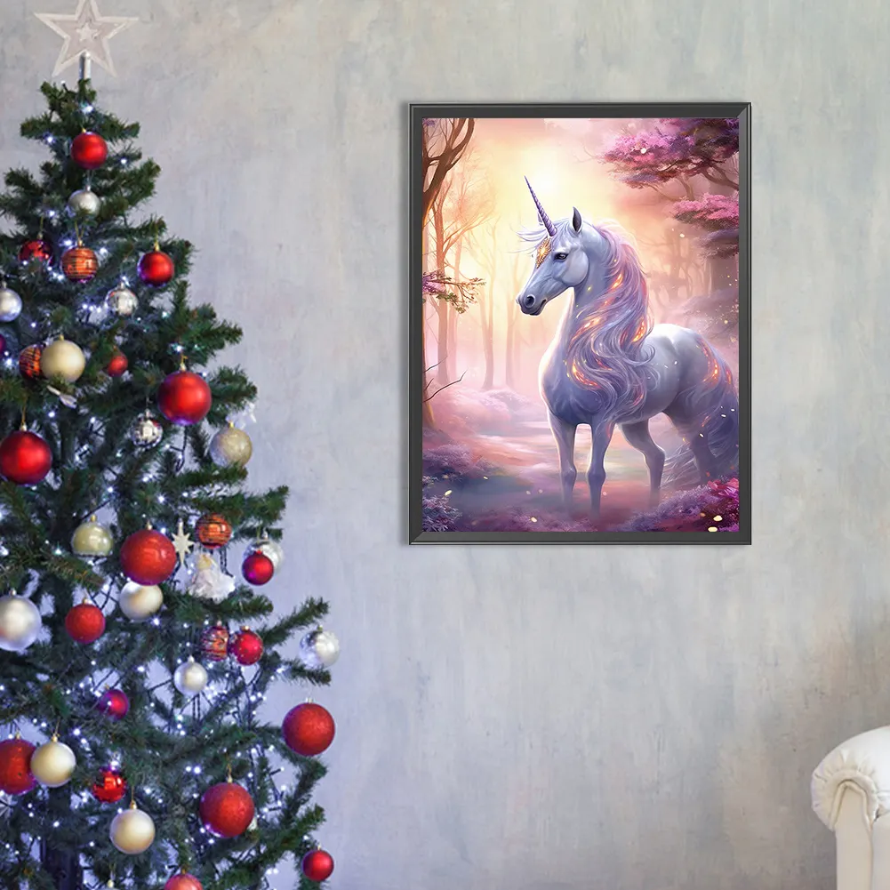 Diamond Painting - Full Round Drill - Unicorn(Canvas|30*40cm)