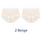 Alccn 2PCS/Set Women M-3XL Plus Size Modal Antibacterial Underwear Sexy Jacquard High Waist Panties Comfort Briefs Girls Lingerie