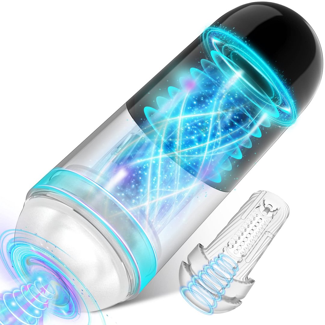 5 Suction & 10 Vibration Modes Realistic Textured Pocket Pussy Male Stroker