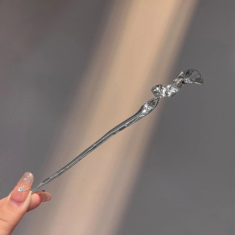 Casual Minimalist Women’s Star Solid Color Alloy Metal Hollow Out Hair Clip Hairpin Hair Claws