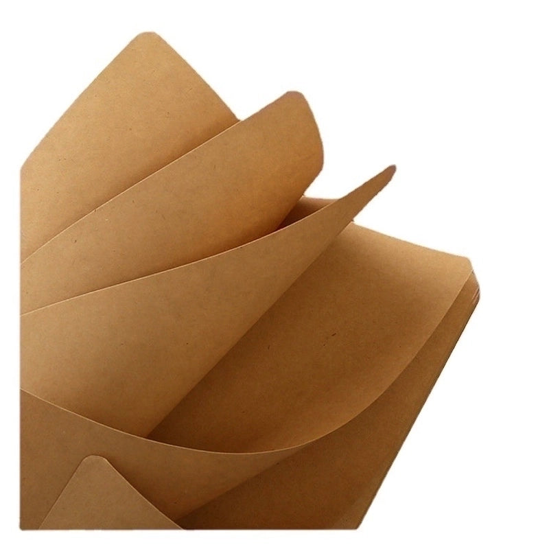 1 Piece Flower Class Learning Kraft Paper Preppy Style Notebook