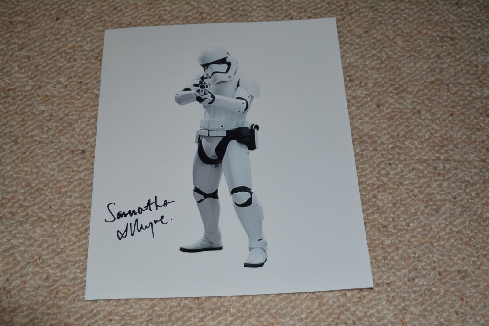 SAMANTHA ALLEYNE signed autograph In Person 8x10 (20x25cm) STAR WARS FIRST ORDER