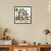 Diamond Painting-DIY Full Round Drill Beach House