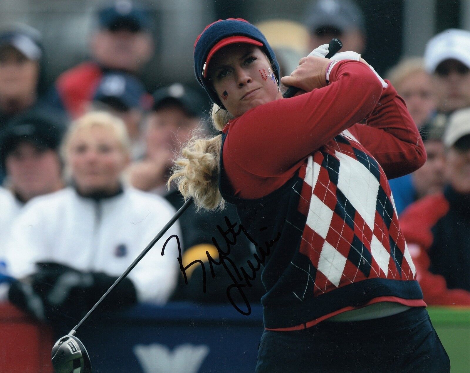 BRITTANY LINCICOME signed *LPGA* WOMEN'S GOLF 8X10 Photo Poster painting W/COA SOLHEIM CUP