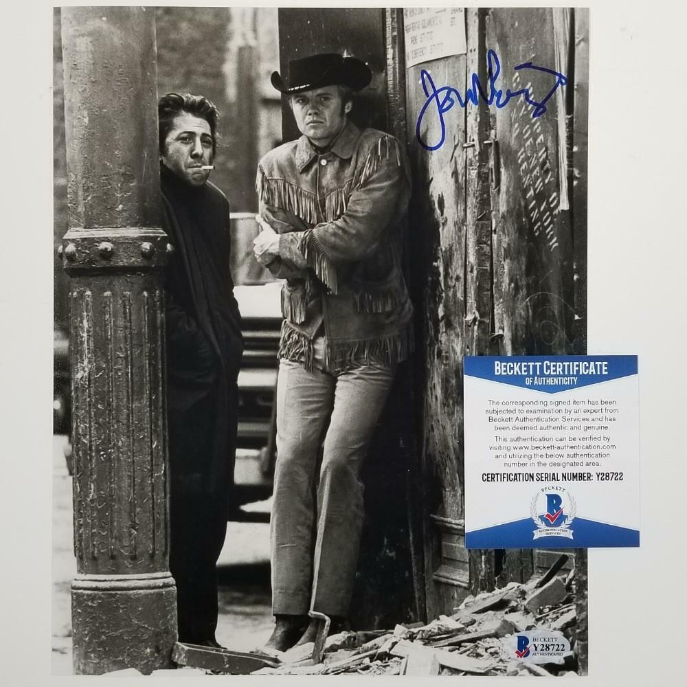 Jon Voight signed Midnight Cowboy 8x10 Photo Poster painting #4 Autograph ~ Beckett BAS COA