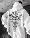 Black Metal Tattoo Hoodie by Inlyline