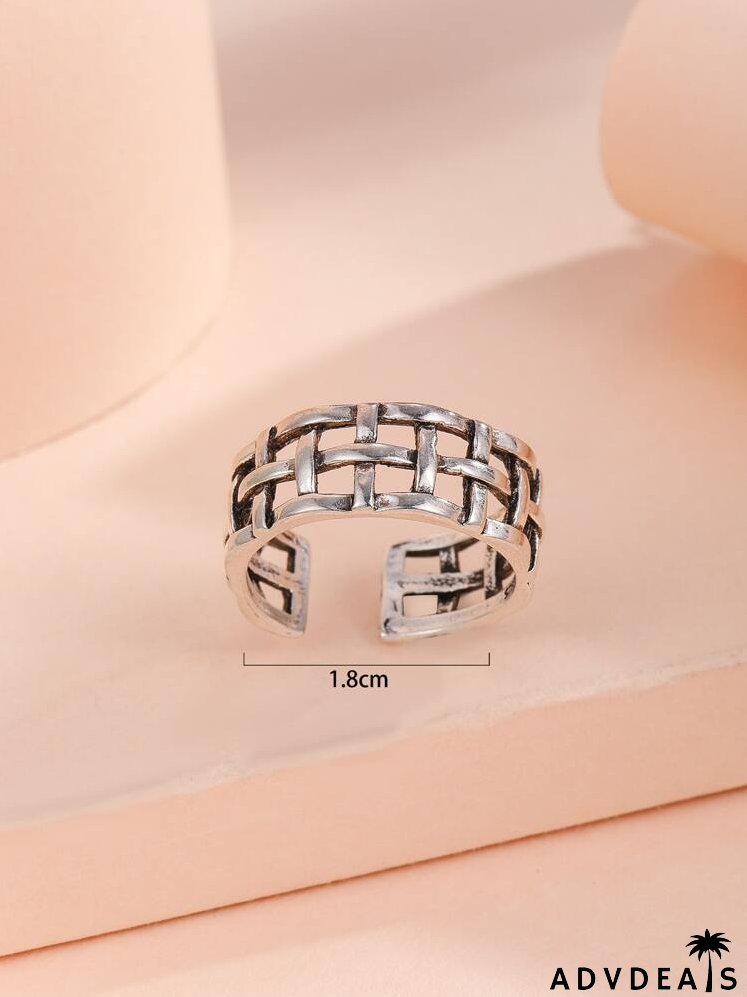 Hollow Out Cuff Ring