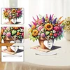 (US Only)Acrylic 2D Flat Print DIY Flowers Diamond Painting Art Tabletop Decorations