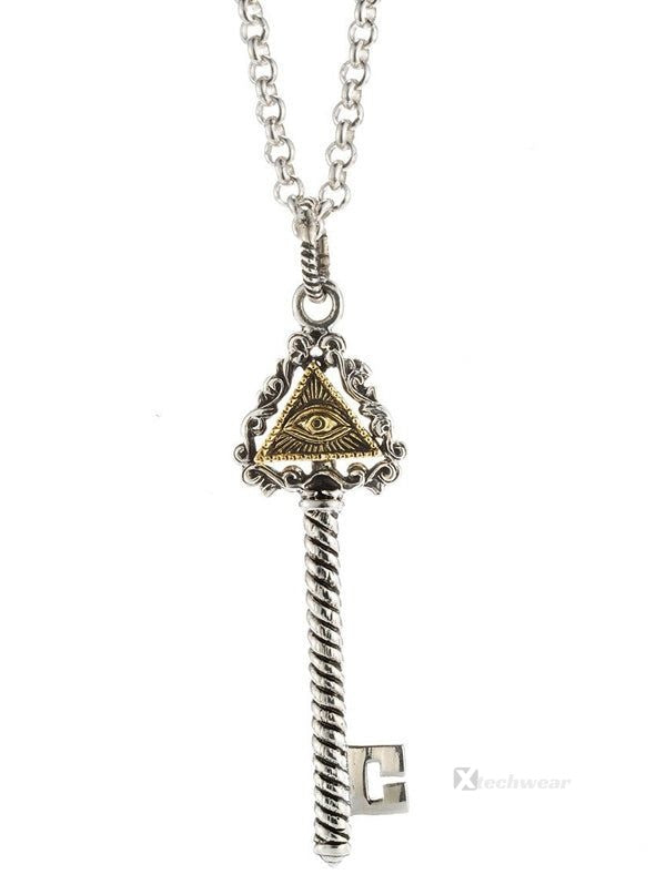 Eye of Providence Necklace Techwear - X techwear-x