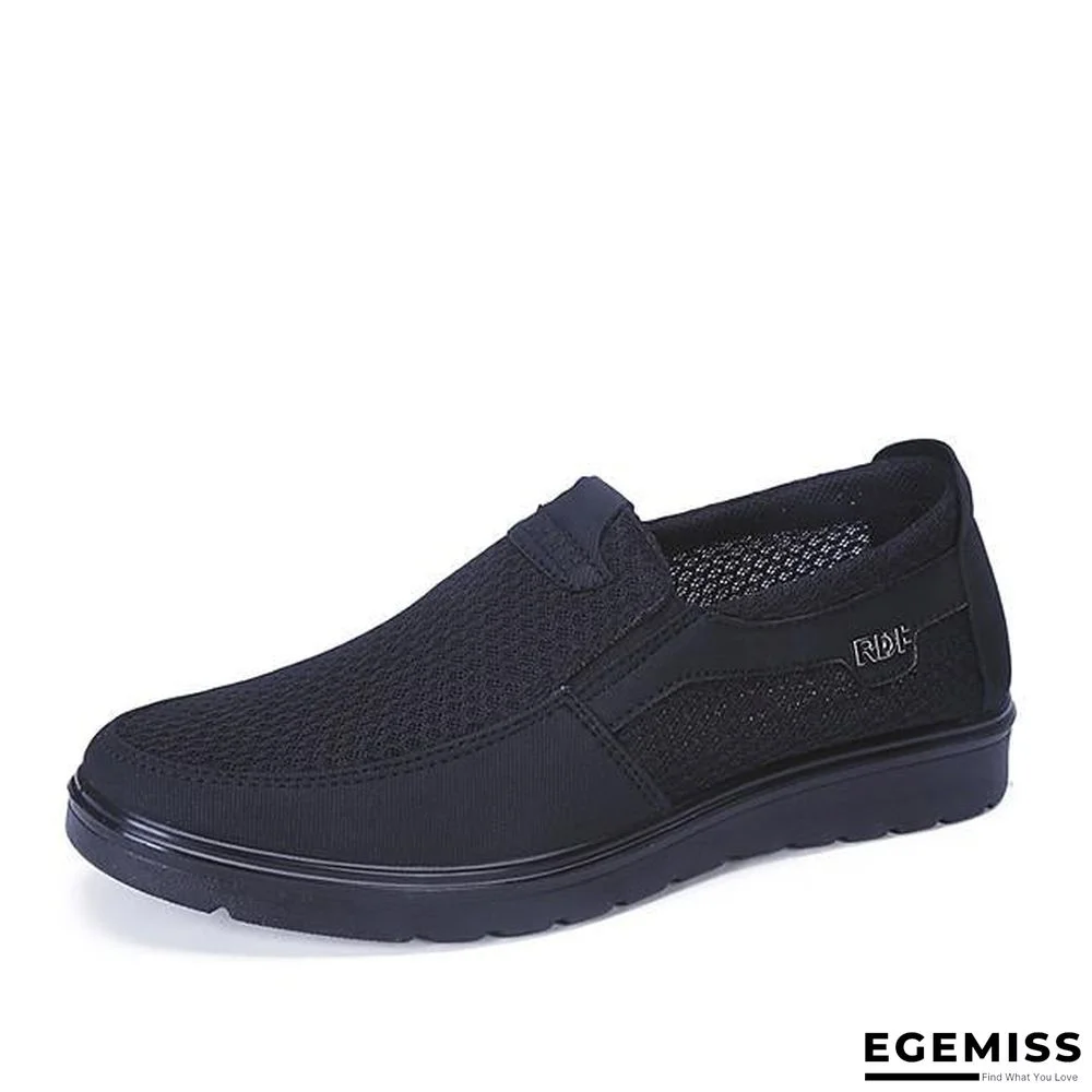 Men's Summer / Fall Casual / Preppy Daily Outdoor Loafers & Slip-Ons Mesh Non-slipping Wear Proof Black / Gray / Coffee | EGEMISS