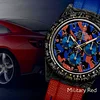 NTPT Carbon Rolex DiW Daytona "MILITARY RED"
