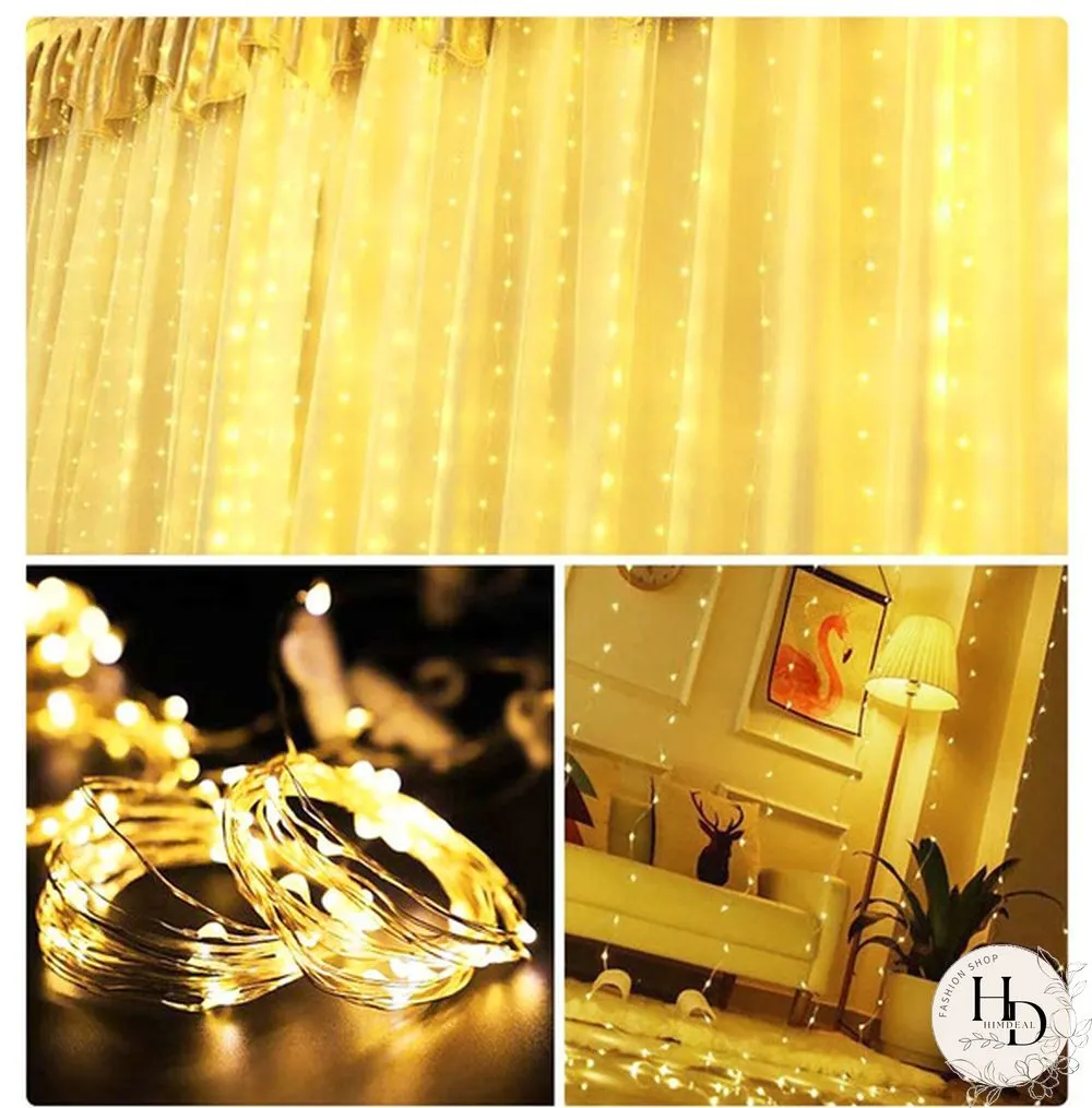Upgrade Fairy Light Strings Christmas Wedding Party Decor Curtain String Light